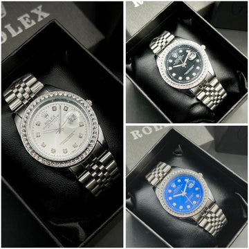 Rolex Adjustable Silver Chain