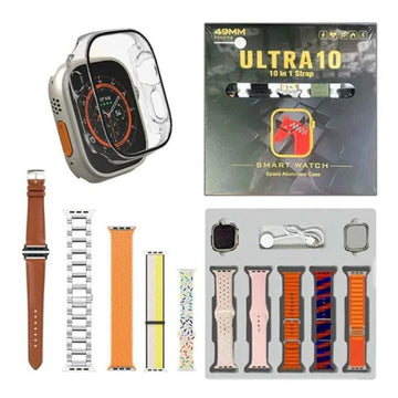 Ultra 10 Smart Watch | 10 In 1 Straps